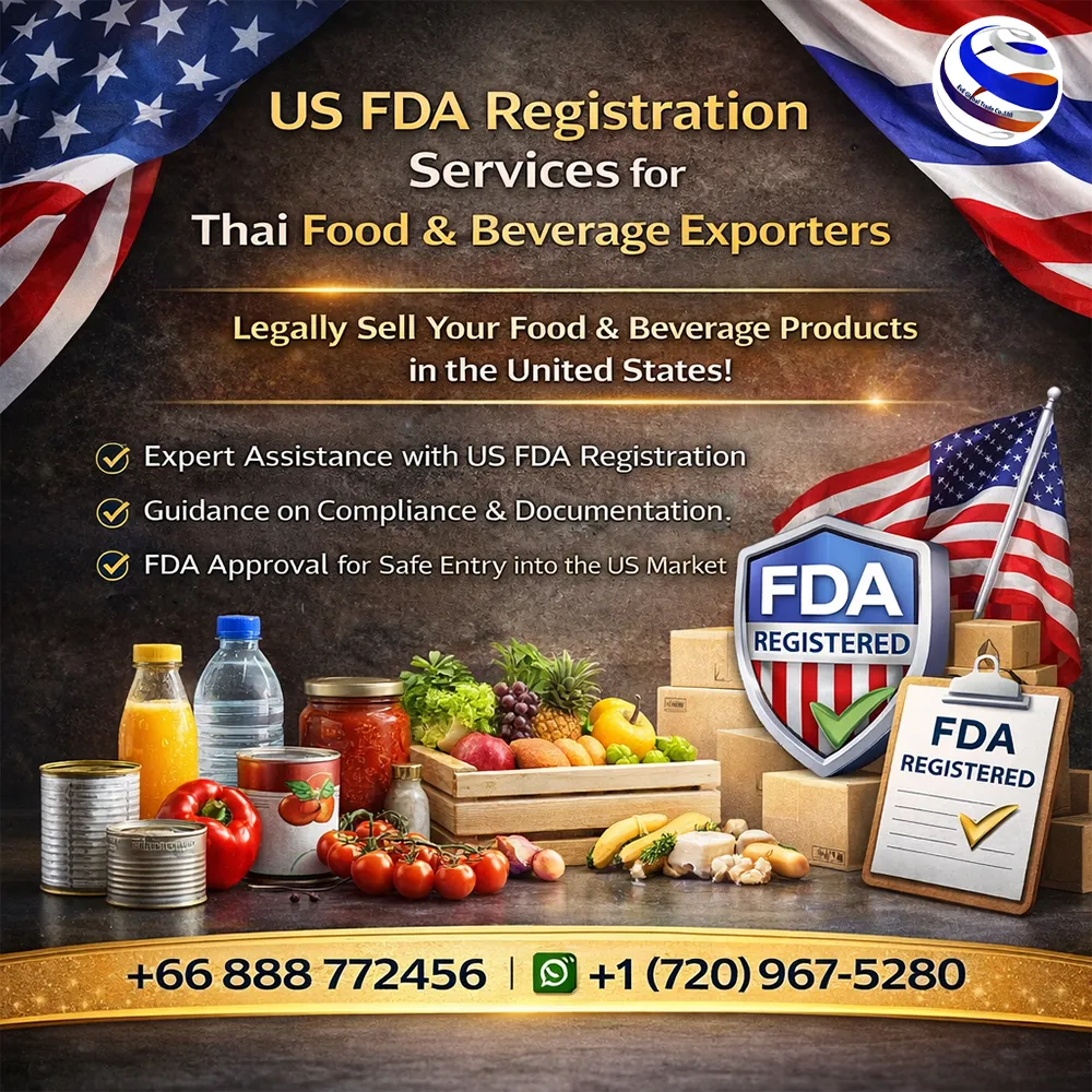 บริการยื่นขอจดทะเบียน US FDA สำหรับนักลงทุนไทยที่ต้องการ